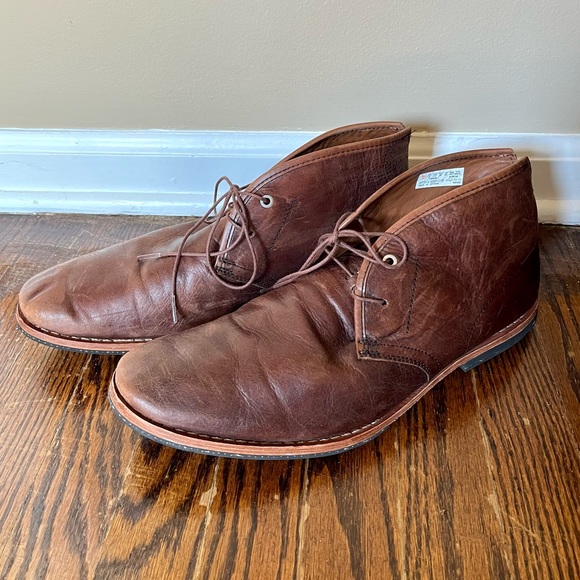 Men’s Timberland Brown Leather Chukkas - Picture 3 of 8